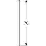 Peili Geberit Option Basic Square 900x700x32 mm Alumiini - KarelianStore