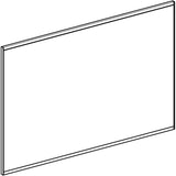 Peili Geberit Option Plus Square 1050x700x32 mm Musta matta - KarelianStore