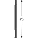 Peili Geberit Option Plus Square 1200x700x32 mm Alumiini - KarelianStore