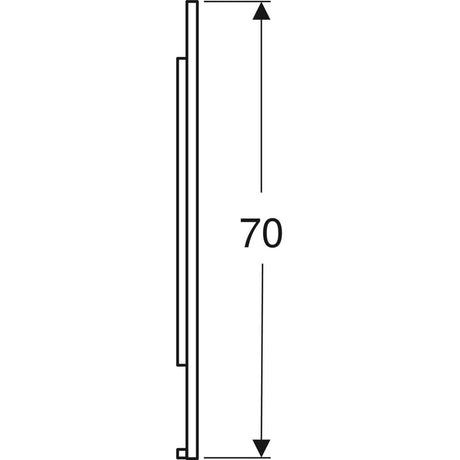 Peili Geberit Option Plus Square 600x700x32 mm Alumiini - KarelianStore