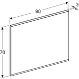 Peili Geberit Option Plus Square 990x700x32 mm Alumiini - KarelianStore