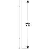 Peili Geberit Option Plus Square 990x700x32 mm Alumiini - KarelianStore