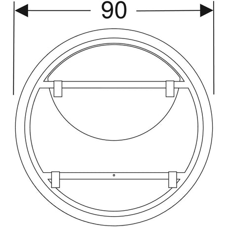 Peili Geberit Option Round 900x900x35 mm - KarelianStore