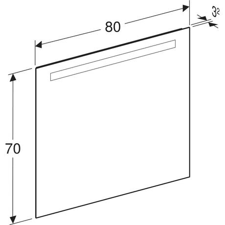 Peili IDO Reflect 800x700 mm - KarelianStore