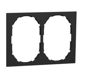 Peitelevy ELKO One 2 - Kehys 2 - pistorasialle Musta - KarelianStore