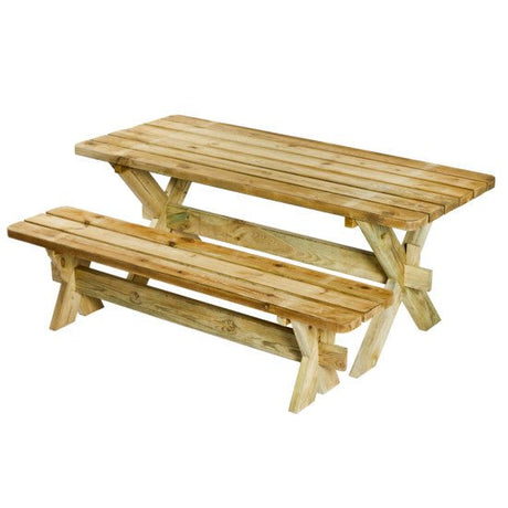 Penkki, painekyllästettyä mäntyä 48 x 177 x 38 cm, HORTUS AUTHENTIC - KarelianStore