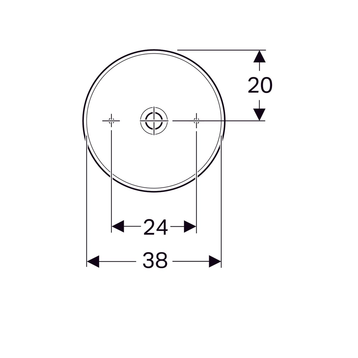 Pesuallas Geberit Variform 400x400x158 mm - KarelianStore
