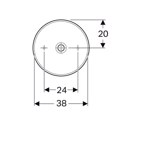 Pesuallas Geberit Variform 400x400x158 mm - KarelianStore
