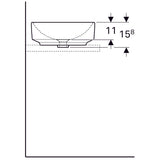 Pesuallas Geberit Variform 400x400x158 mm - KarelianStore