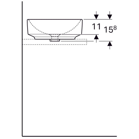 Pesuallas Geberit Variform 400x400x158 mm - KarelianStore