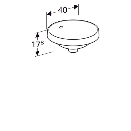 Pesuallas Geberit Variform 400x400x178 mm - KarelianStore