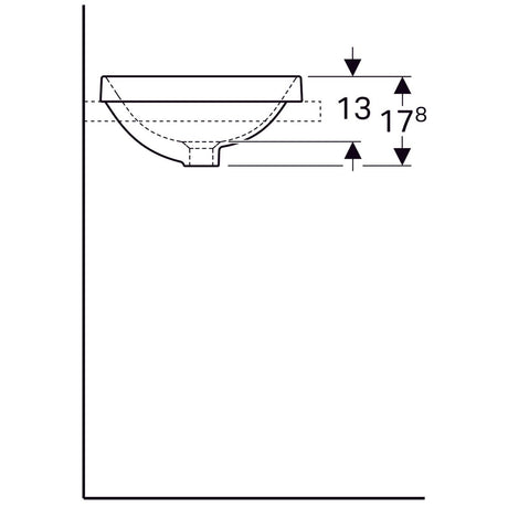 Pesuallas Geberit Variform 400x400x178 mm - KarelianStore