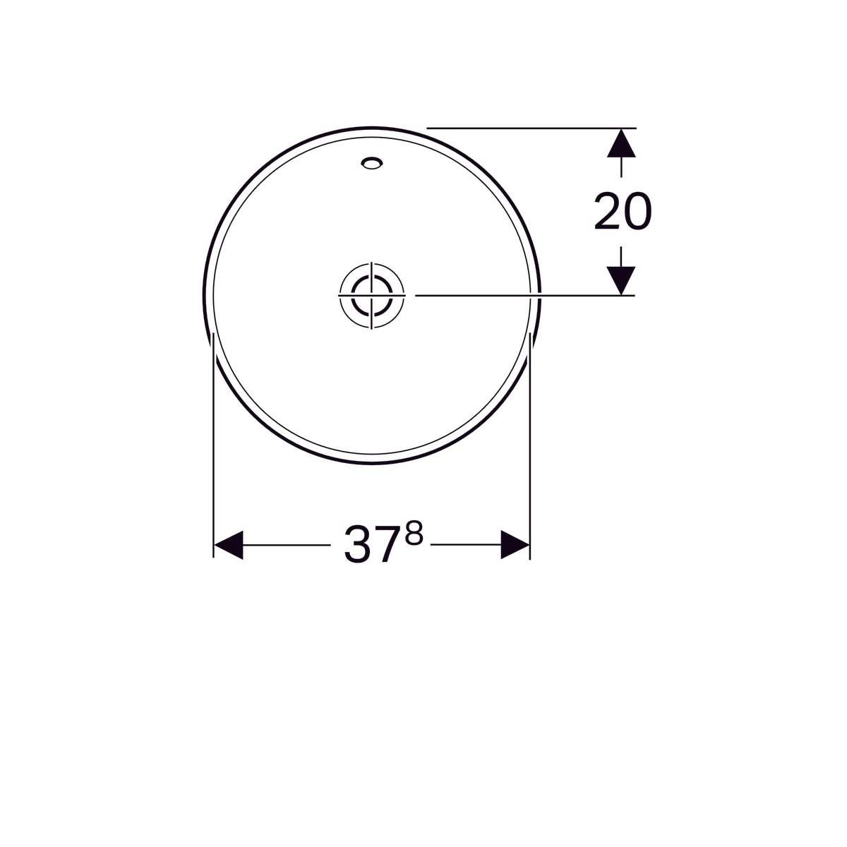 Pesuallas Geberit Variform 400x400x178 mm - KarelianStore
