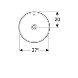 Pesuallas Geberit Variform 400x400x178 mm - KarelianStore