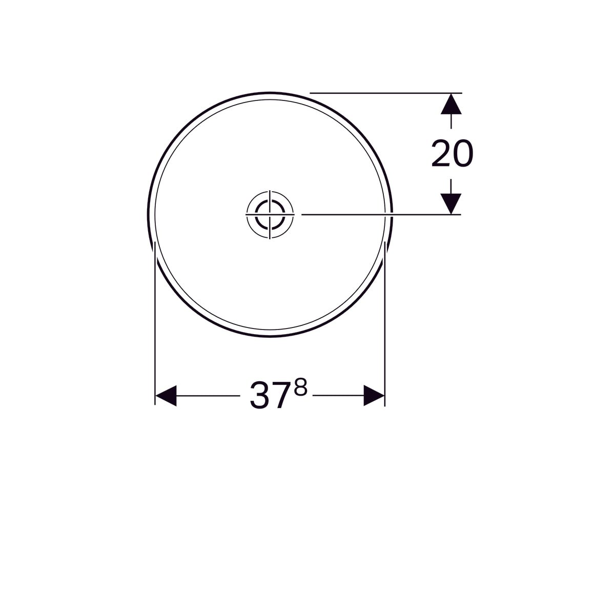 Pesuallas Geberit Variform 400x400x178 mm Ilman ylivuotoa ja hanareikää - KarelianStore
