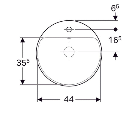 Pesuallas Geberit Variform 480x480x178 mm - KarelianStore
