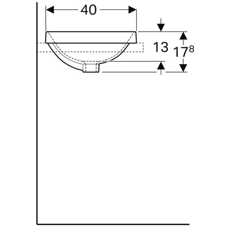 Pesuallas Geberit Variform 500x400x178 mm - KarelianStore
