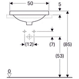 Pesuallas Geberit Variform 500x450x178 mm - KarelianStore