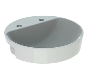 Pesuallas Geberit Variform 500x500x185 mm Kahdella Hanareiällä - KarelianStore