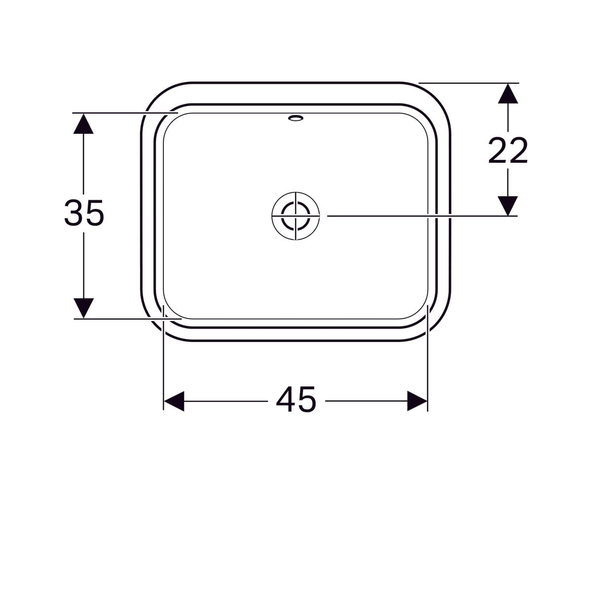 Pesuallas Geberit Variform 530x178x440 mm Tason Alle - KarelianStore