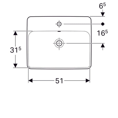 Pesuallas Geberit Variform 550x450x178 mm - KarelianStore