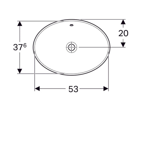 Pesuallas Geberit Variform 550x450x178 mm - KarelianStore