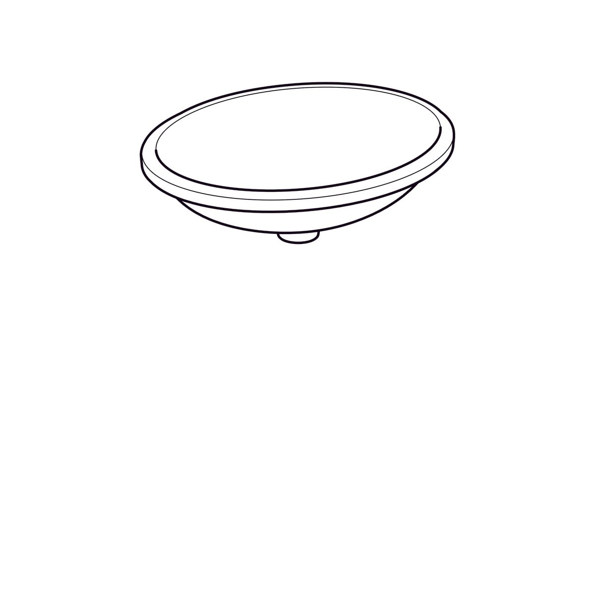Pesuallas Geberit Variform 560x460x180 mm Tason Alle Ilman ylivuotoa - KarelianStore