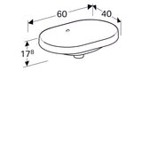 Pesuallas Geberit Variform 600x400x178 mm - KarelianStore