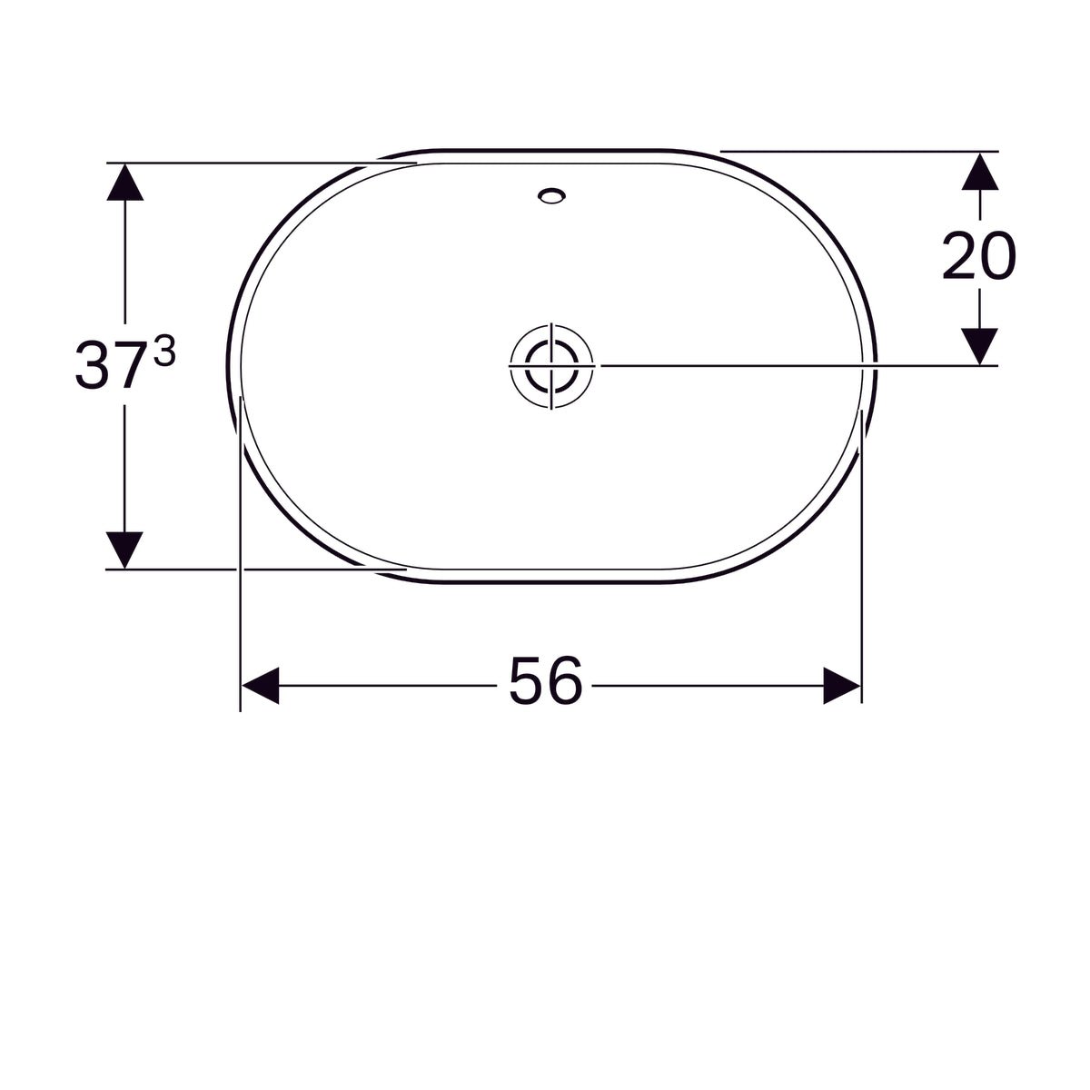 Pesuallas Geberit Variform 600x400x178 mm - KarelianStore