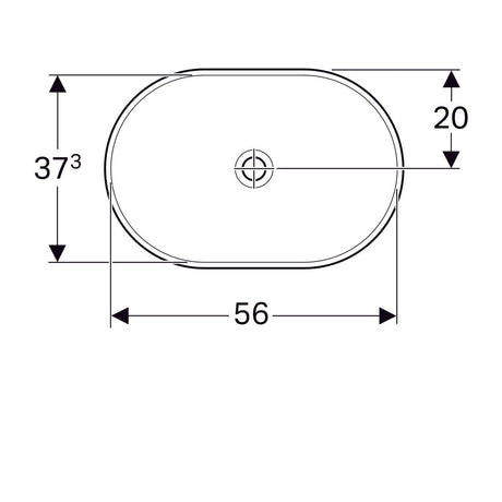 Pesuallas Geberit Variform 600x400x178 mm Ilman ylivuotoa ja hanareikää - KarelianStore