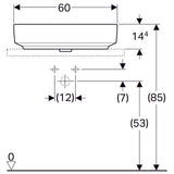 Pesuallas Geberit Variform 600x450x158 mm - KarelianStore