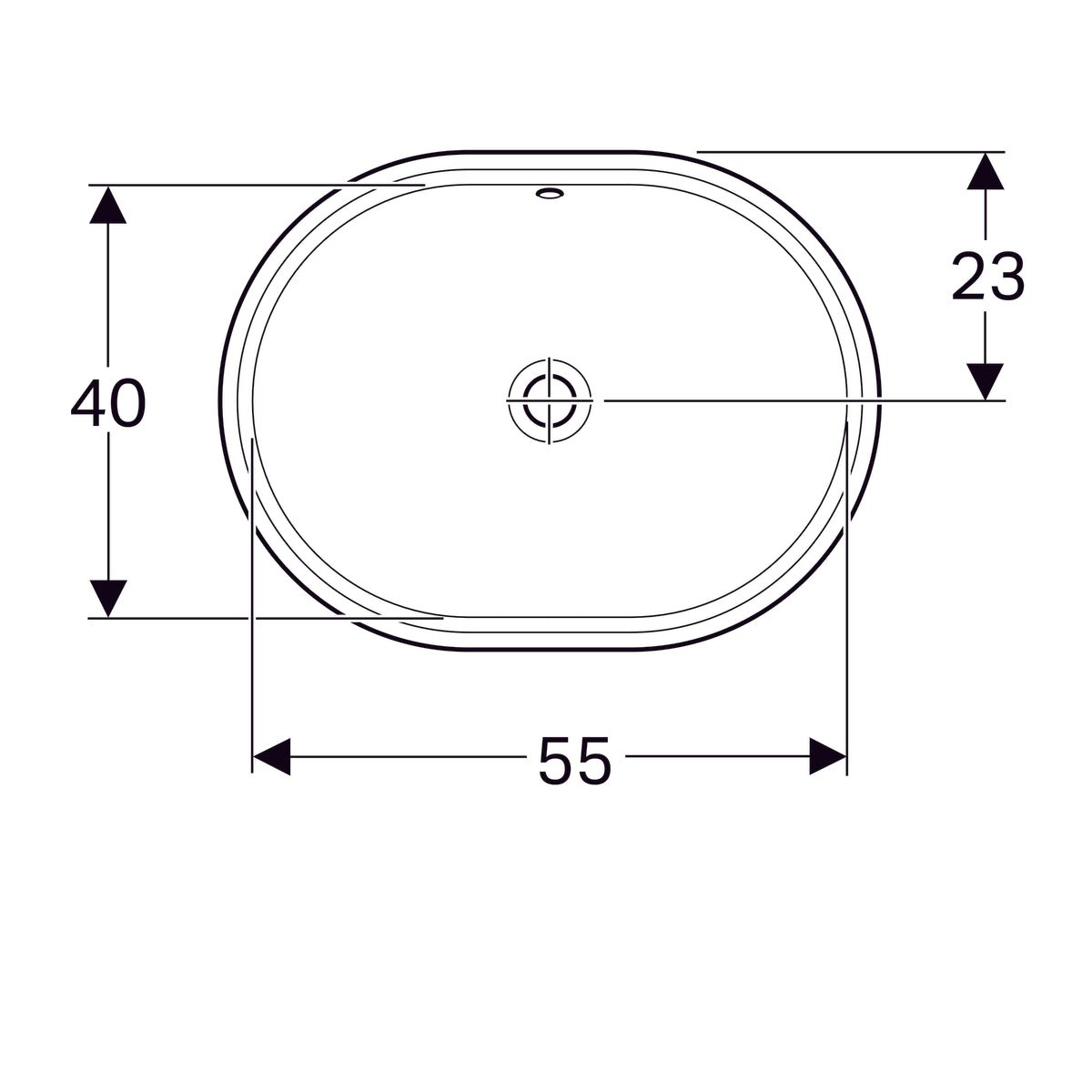 Pesuallas Geberit Variform 625x490x180 mm Tason Alle - KarelianStore