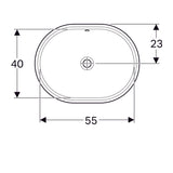 Pesuallas Geberit Variform 625x490x180 mm Tason Alle - KarelianStore