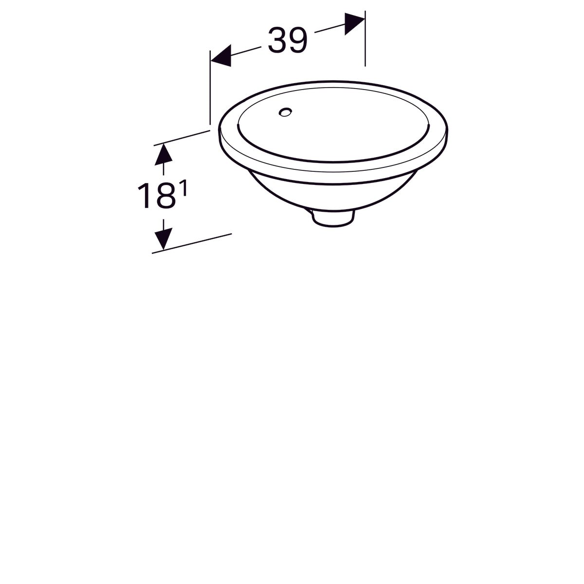 Pesuallas Geberit Variform Keratect 405x420x180 mm Tason Alle - KarelianStore