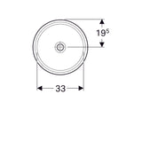 Pesuallas Geberit Variform Keratect 405x420x180 mm Tason Alle Ilman ylivuotoa - KarelianStore