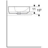 Pesuallas Geberit Variform Keratect 450x450x158 mm - KarelianStore