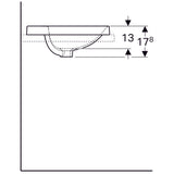 Pesuallas Geberit Variform Keratect 480x480x178 mm - KarelianStore