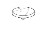 Pesuallas Geberit Variform Keratect 480x480x178 mm - KarelianStore