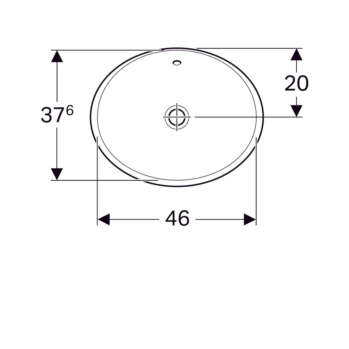 Pesuallas Geberit Variform Keratect 500x400x178 mm - KarelianStore