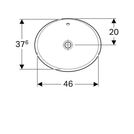Pesuallas Geberit Variform Keratect 500x400x178 mm - KarelianStore
