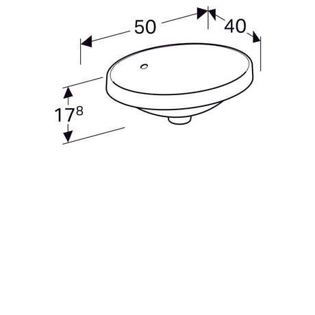 Pesuallas Geberit Variform Keratect 500x400x178 mm - KarelianStore