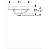 Pesuallas Geberit Variform Keratect 500x450x178 mm - KarelianStore