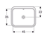 Pesuallas Geberit Variform Keratect 530x178x440 mm Tason Alle - KarelianStore