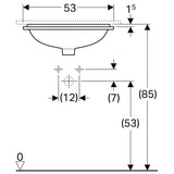 Pesuallas Geberit Variform Keratect 530x178x440 mm Tason Alle - KarelianStore