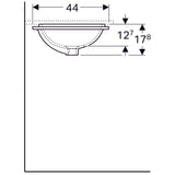 Pesuallas Geberit Variform Keratect 530x178x440 mm Tason Alle Ilman ylivuotoa - KarelianStore
