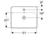 Pesuallas Geberit Variform Keratect 550x450x178 mm - KarelianStore