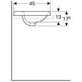 Pesuallas Geberit Variform Keratect 550x450x178 mm - KarelianStore