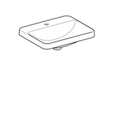 Pesuallas Geberit Variform Keratect 550x450x178 mm Ilman ylivuotoa - KarelianStore