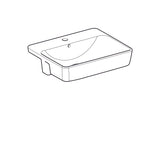 Pesuallas Geberit Variform Keratect 550x450x185 mm - KarelianStore