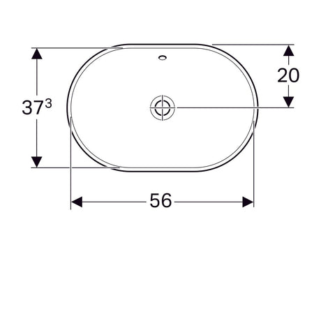 Pesuallas Geberit Variform Keratect 600x400x178 mm - KarelianStore